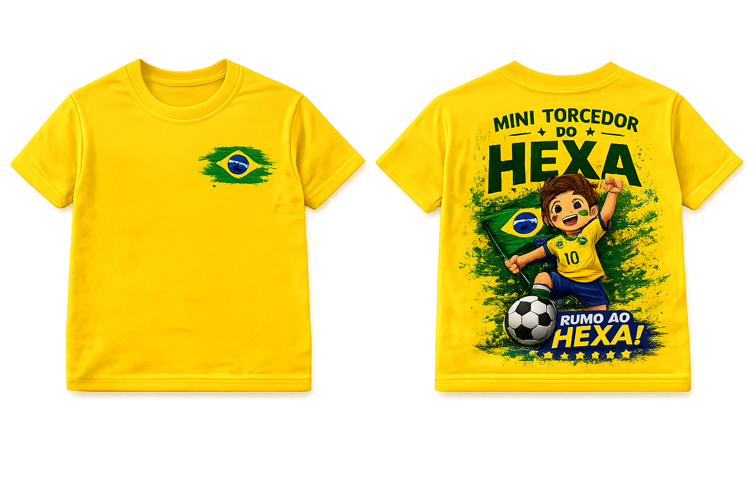 🇧🇷 Made for the little champions who already dream of the HEXA!