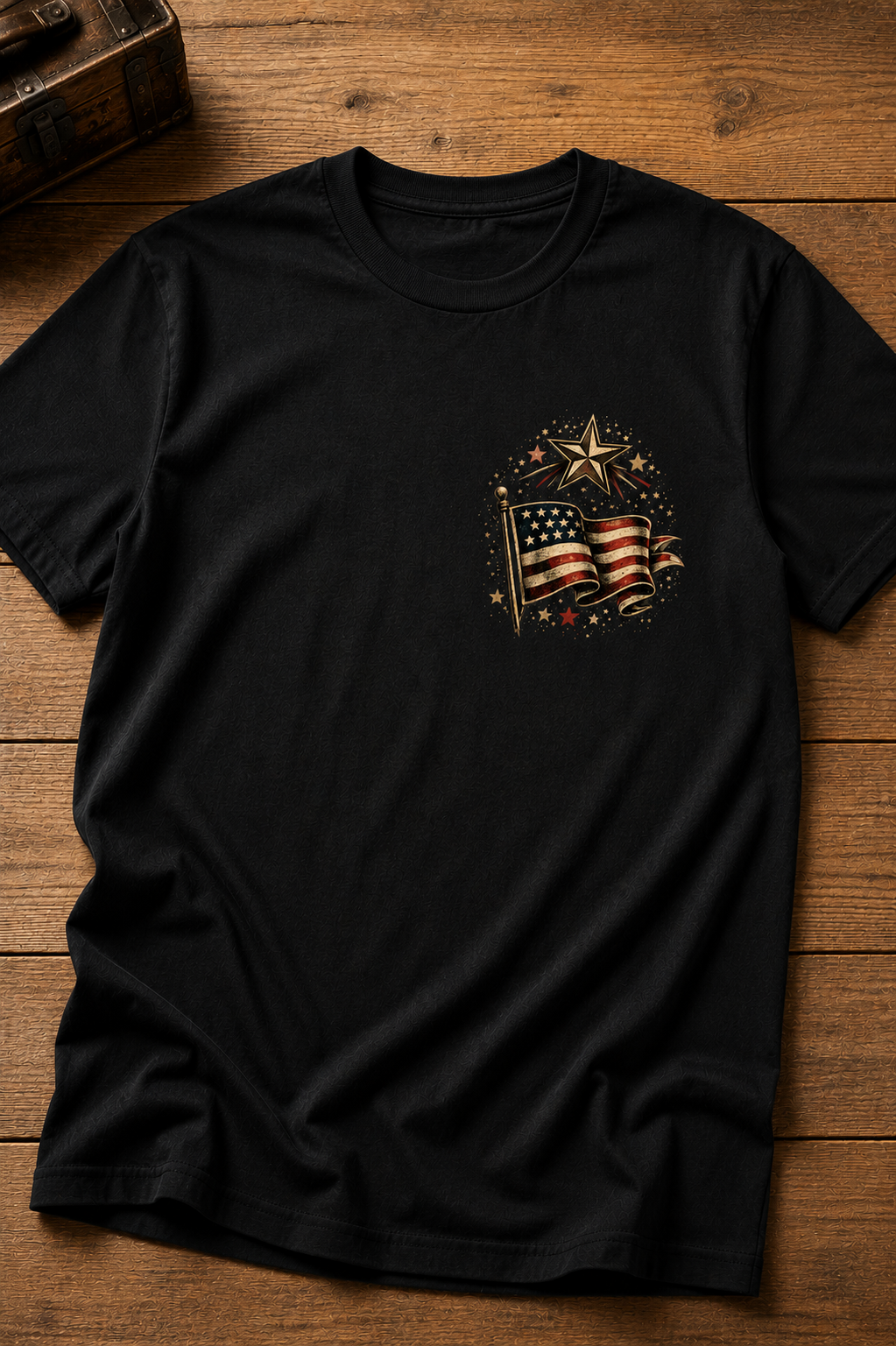 Land of the Free Tee – Black