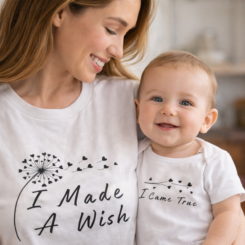 Matching Mom & Baby Set – I Made a WishMatching Mom & Baby Set – I Made a Wish