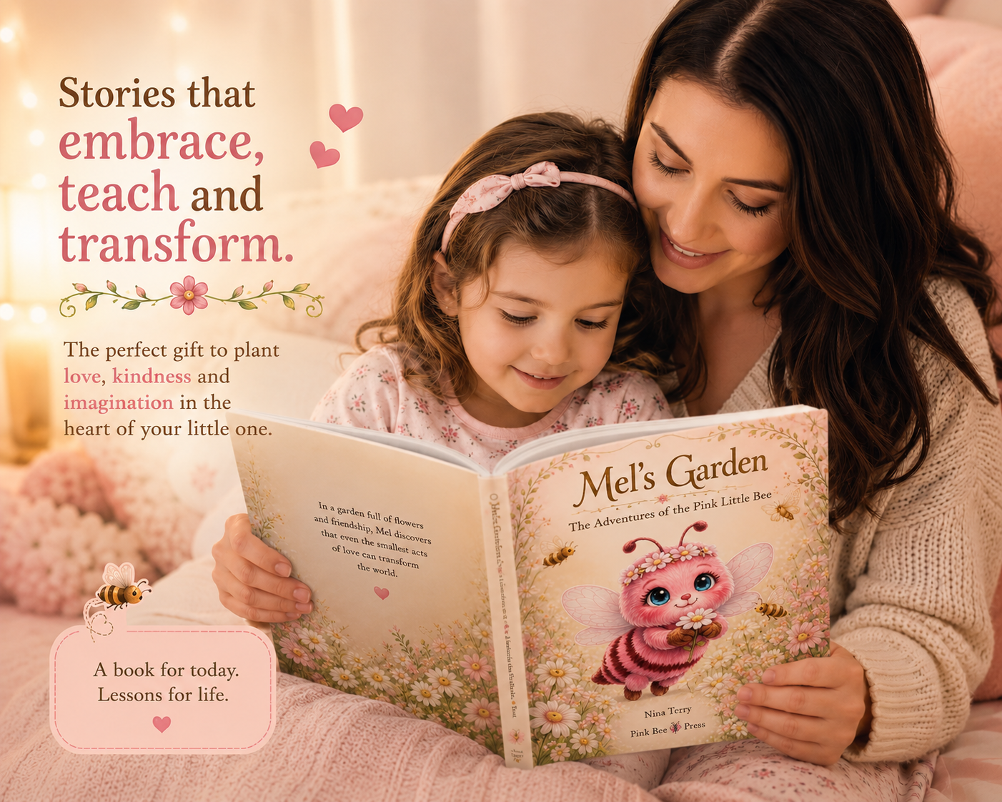 Mel’s Garden – The Adventures of the Pink Little Bee