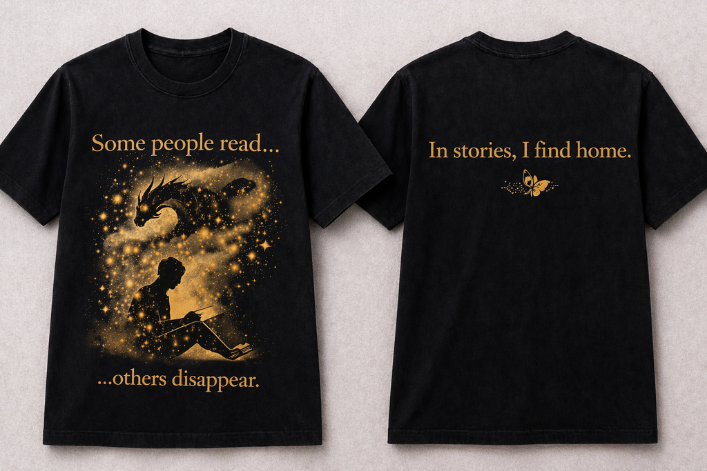 Some People Read Tee – In Stories, I Find Home