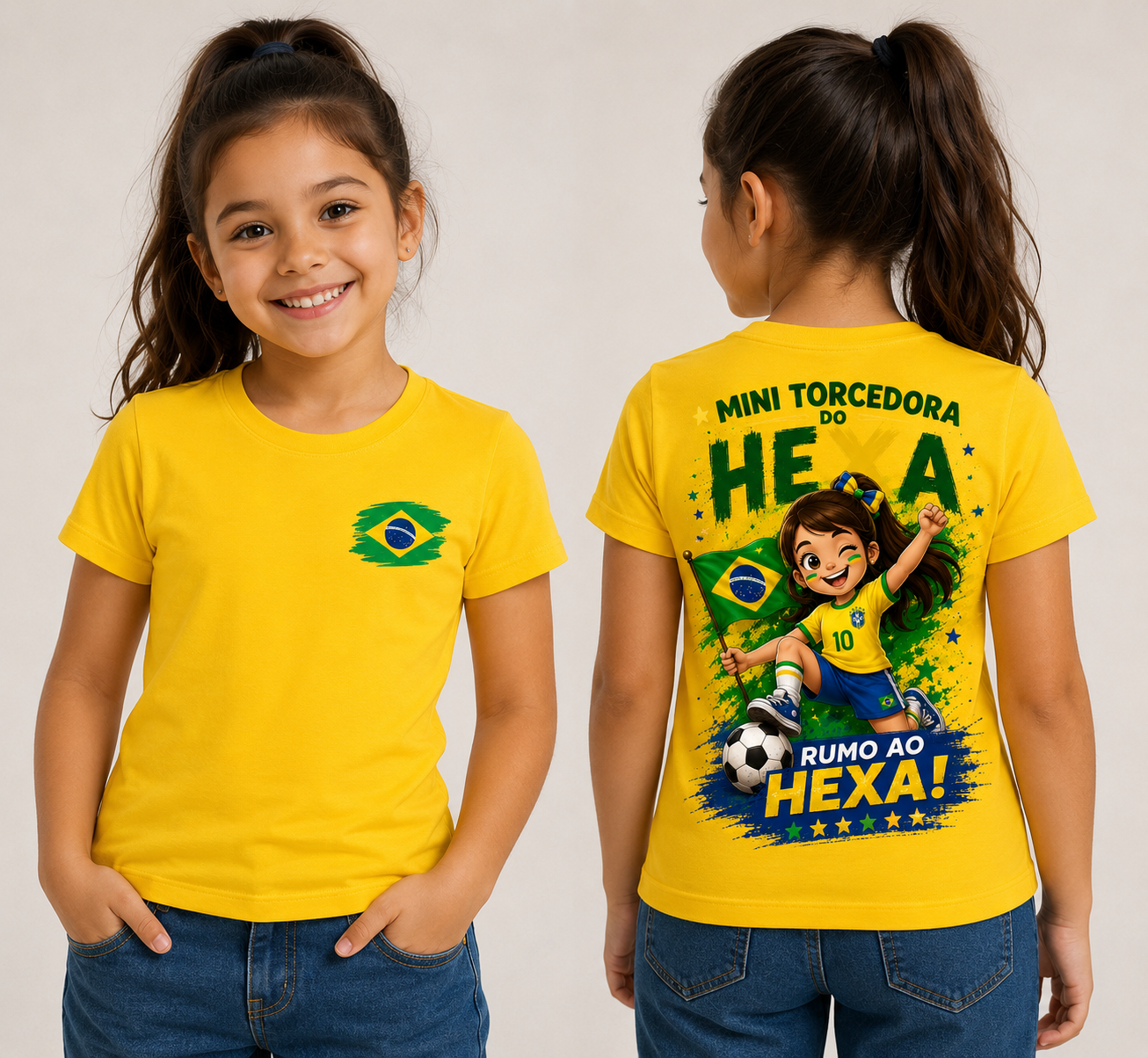 🇧🇷 For the little girls who already cheer with all their heart!