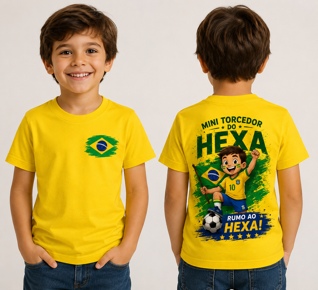 🇧🇷 Made for the little champions who already dream of the HEXA!
