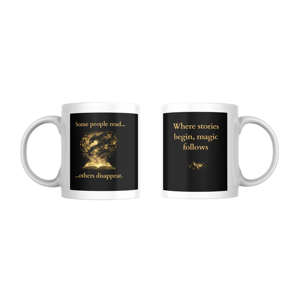 Where Stories Begin – Fantasy Book Lover Mug