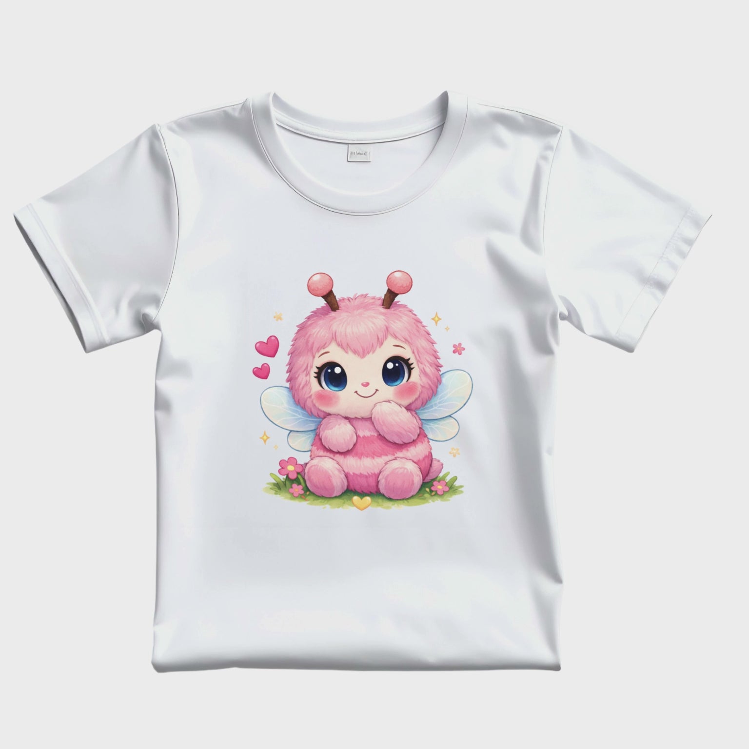 Bee Happy Girls Tee – Pink Bee Collection